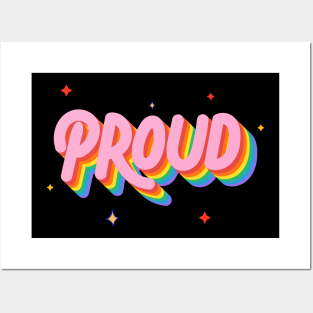 PROUD - LOVE IS LOVE Posters and Art